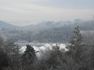 また真冬の天気に戻っています④。